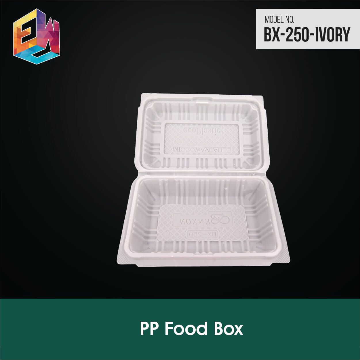 PP Food Box - 250 Ivory