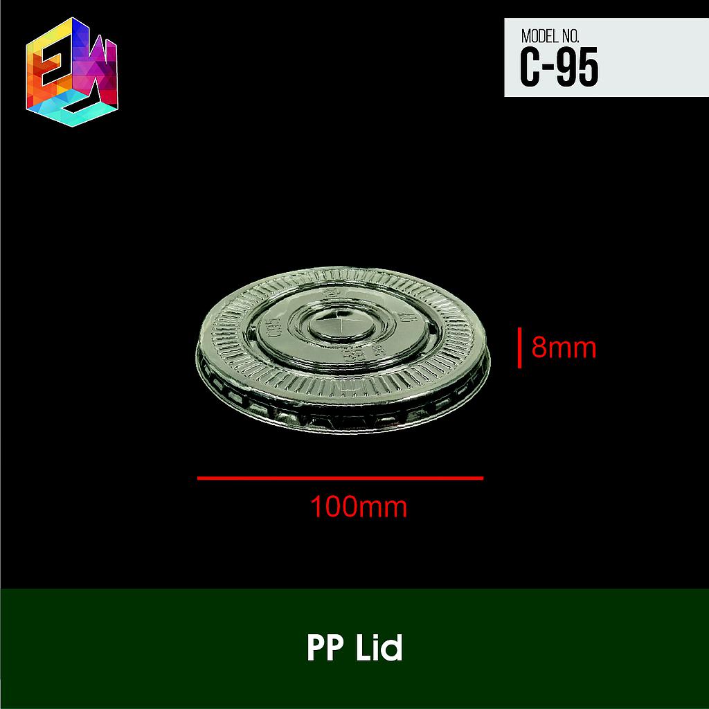 Premium Clear PET Flat Lids