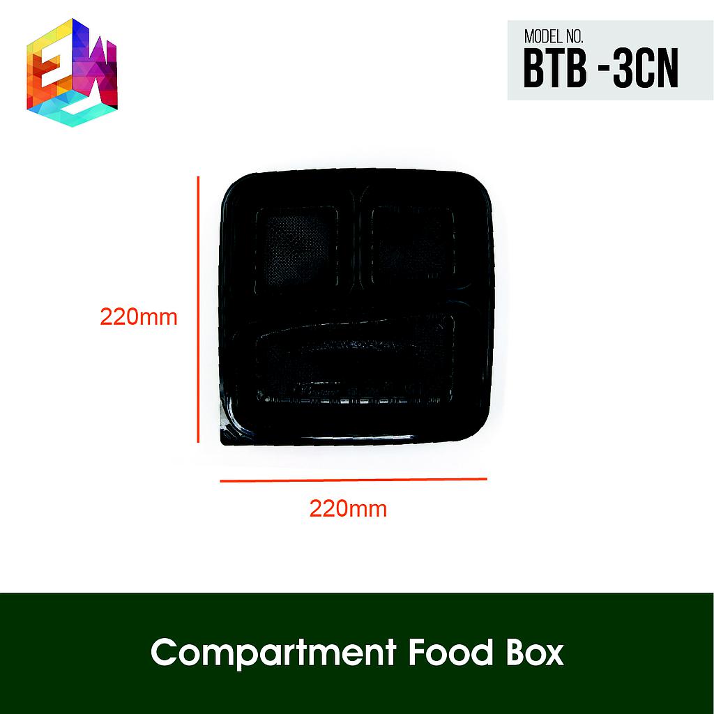 Food Box Tray Only - 3 Compartment