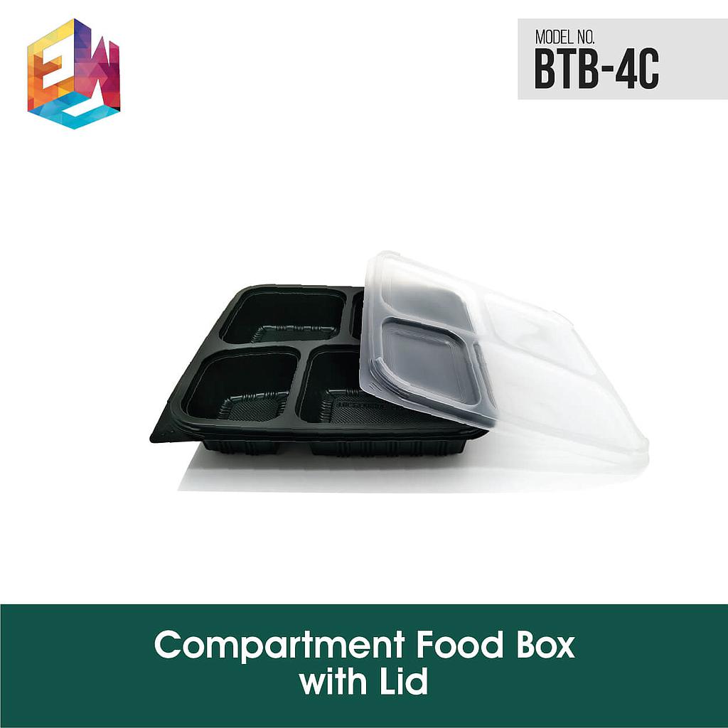 Food Box Tray Only - 4 Compartment