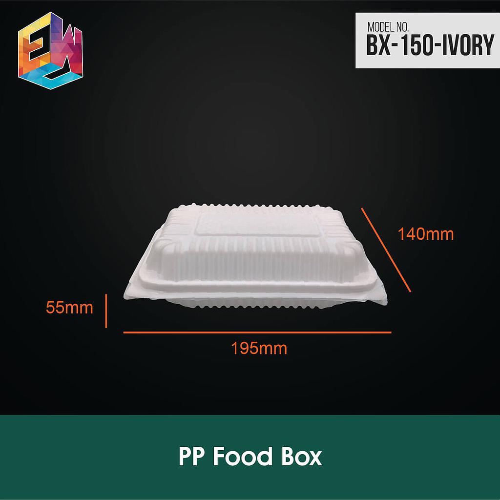 PP Food Box - 150 Ivory