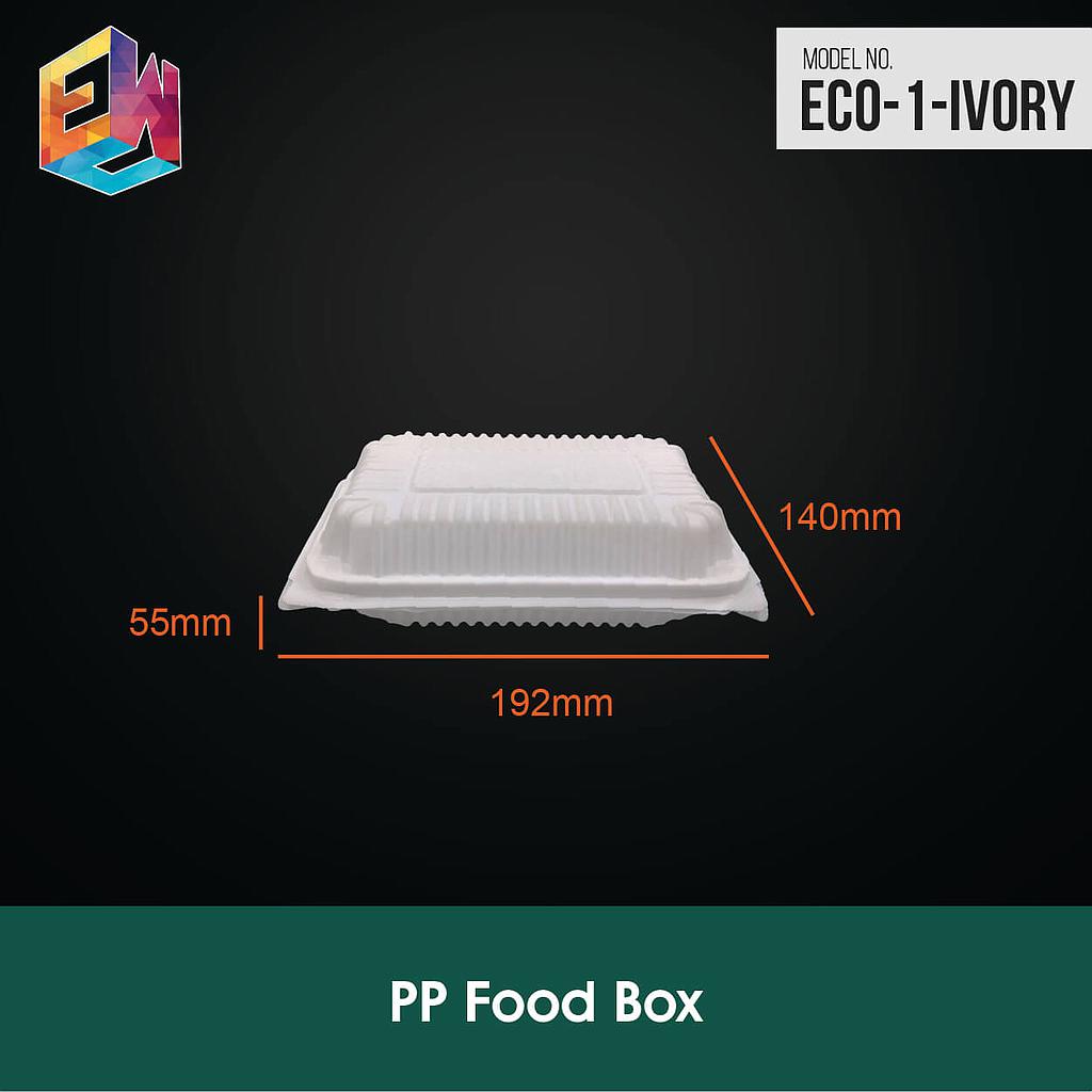 PP Food Box - ECO1 Ivory